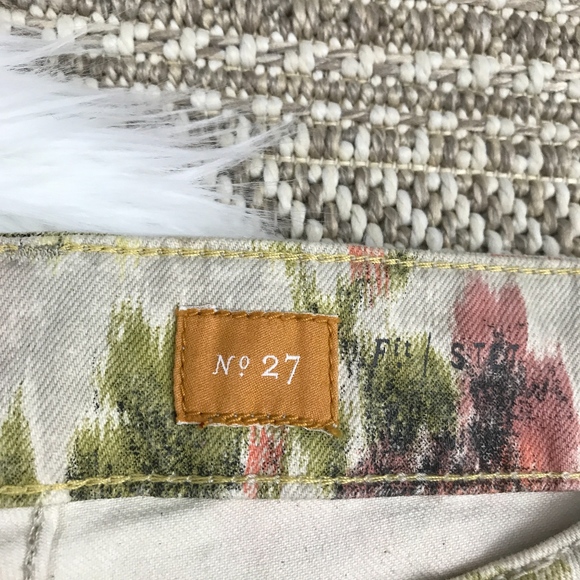 Anthropologie Floral Ikat Print Stet Jeans - Picture 7 of 8